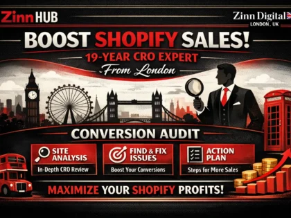 Boost Shopify Sales - 19-Year Cro Expert From London, Conversion Audit 2 Boost Shopify Sales - 19-Year Cro Expert From London