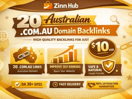 provide 20 australian com au domain links