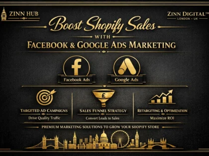 Boost Shopify Sales with Professional Facebook and Google Ads Marketing and Sales Funnel Strategies