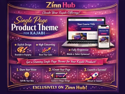 Create A Single Page Product Theme For Kajabi 2 Create A Single Page Product Theme For Kajabi