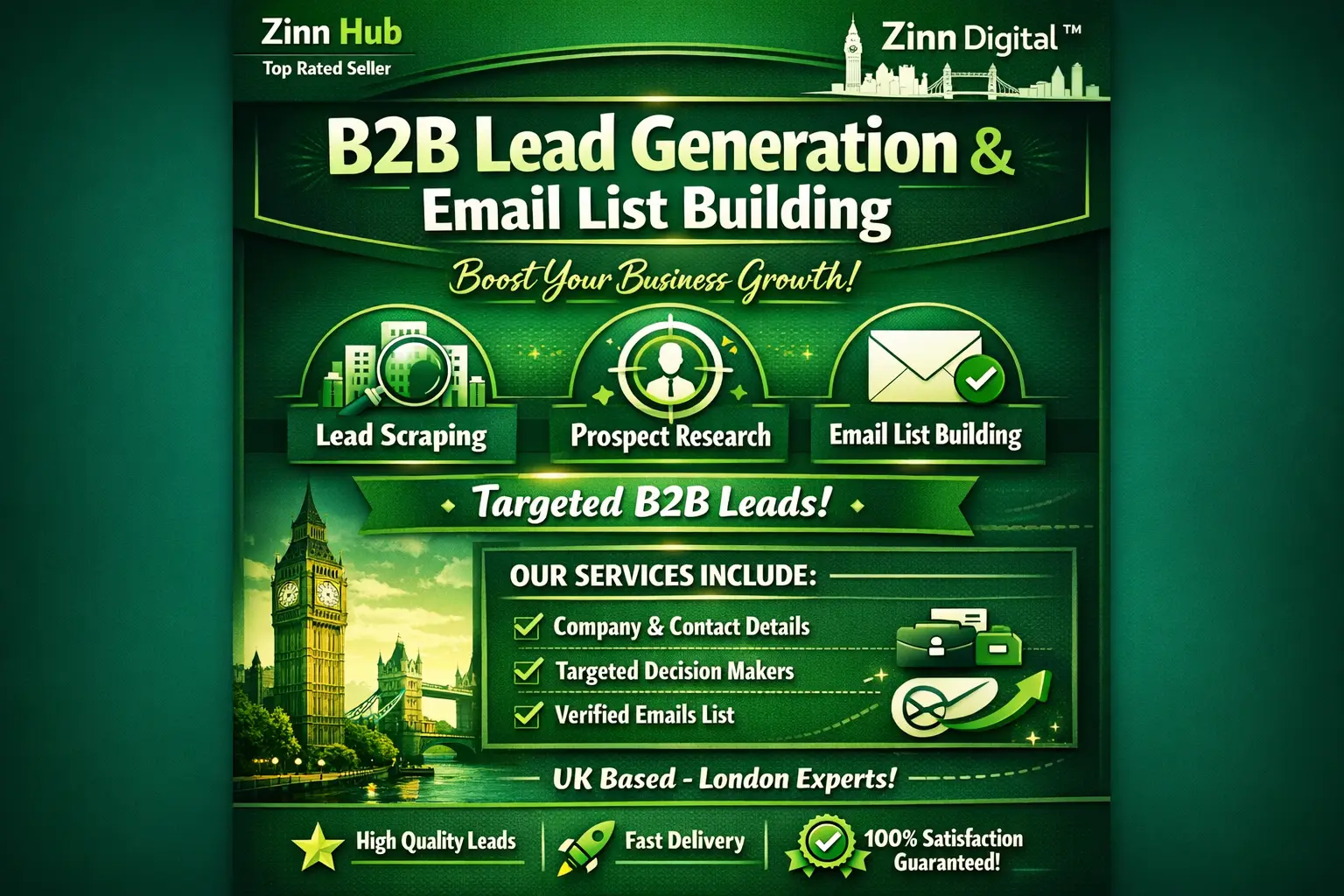 Do B2B Lead Generation, Lead Scraping And Prospect Email List Building Service 1 Do B2B Lead Generation
