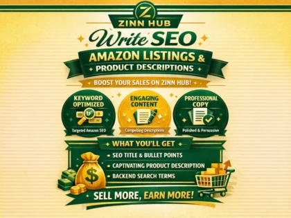 write SEO amazon listing