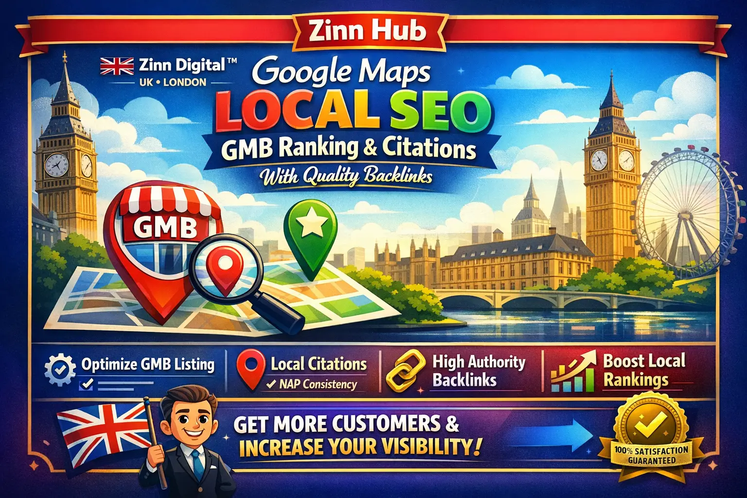 Je vais créer des citations de cartes SEO locales et des backlinks pour le classement Google Maps 1 Google Maps Local Seo Gmb Ranking Citations avec des Backlinks de Qualité