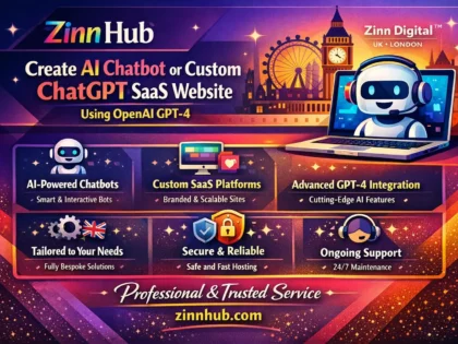 Create AI Chatbot or Custom ChatGPT SaaS Website Using OpenAI GPT-4