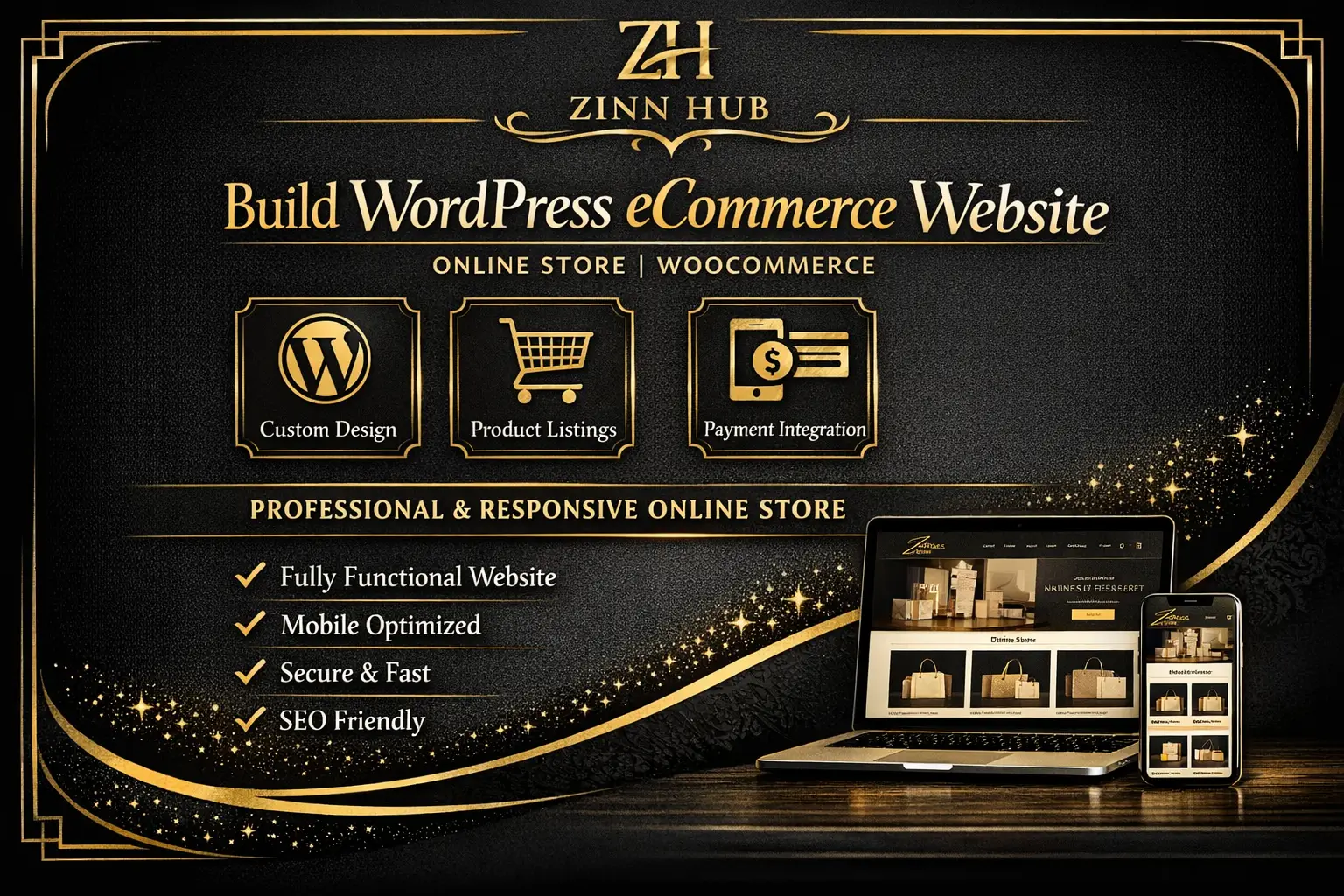 Build Wordpress Ecommerce Website Online Store Woocommerce 1 Build Wordpress Ecommerce Website Online Store Woocommerce