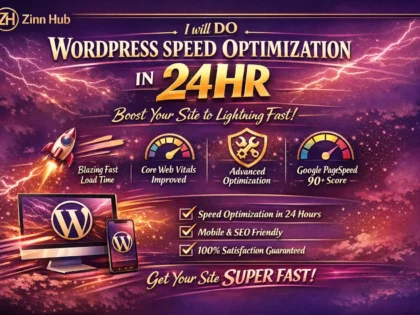 do wordpress speed optimization in 24hr