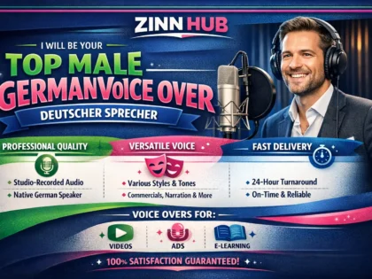 be your top male german voice over