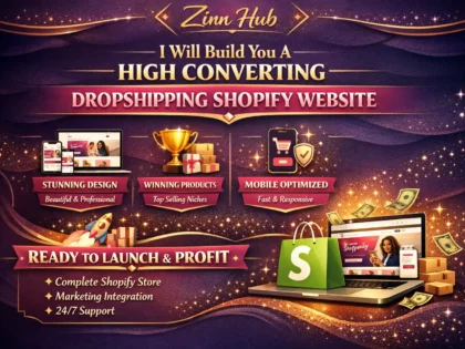 Build You A High Converting Dropshipping Shopify Website