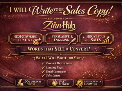 write your sales copy