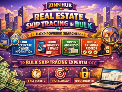 Provide Real Estate Skip Tracing Services By Tloxp In Bulk