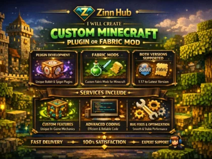 create custom minecraft plugin or fabric mod