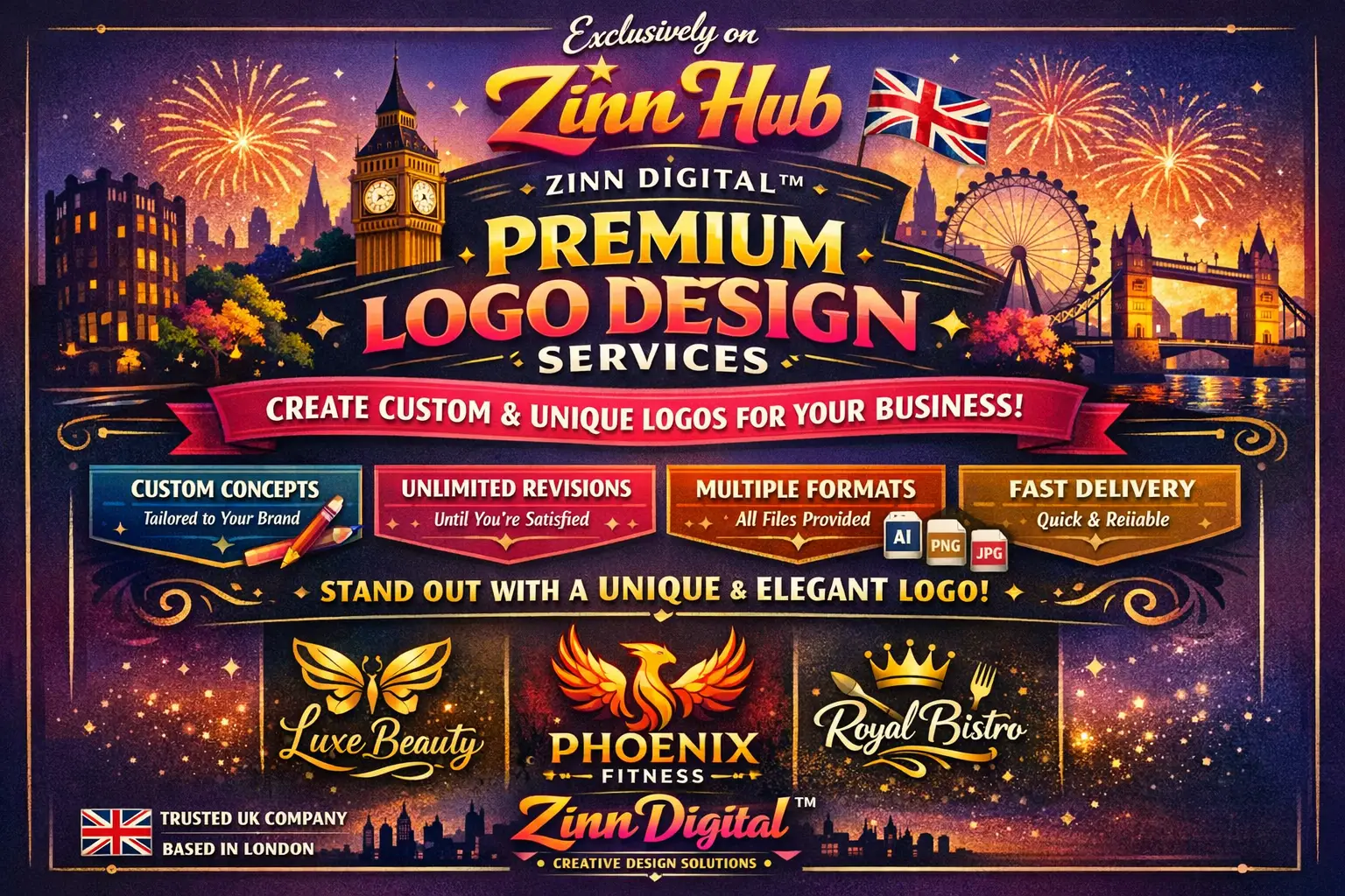 Create Custom And Unique Logo Designs For Your Business 3 Create Custom And Unique Logo Designs For Your Business - Image 3