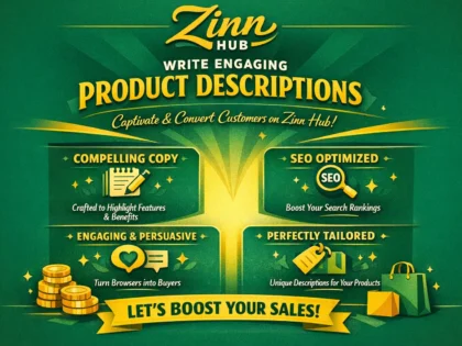 write engaging product descriptions