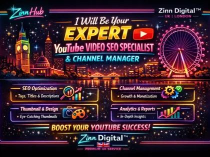 Be Your Expert Youtube Video Seo Specialist And Channel Manager