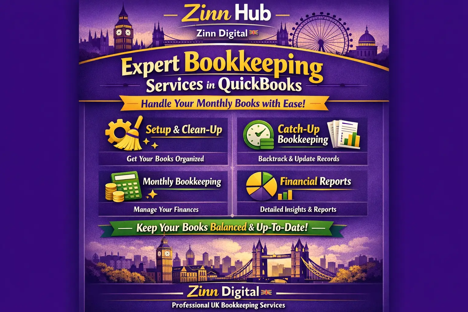 Handle Monthly Bookkeeping, Setup, Cleanup, Catch-Up And Reporting In Quickbooks 1 Handle Monthly Bookkeeping