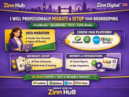 I'Ll Professionally Migrate And Setup Your Bookkeeping In Freshbooks, Quickbooks, Xero Or Zoho Books 2 I'Ll Professionally Migrate And Setup Your Bookkeeping In Freshbooks