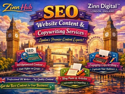 Write SEO website content and copywriting services in London