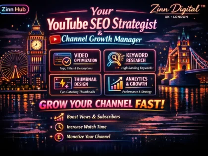 Be Your Youtube Video Seo Strategist And Channel Growth Manager