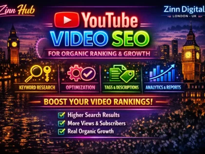 I'Ll Provide Youtube Video Seo For Organic Ranking And Growth