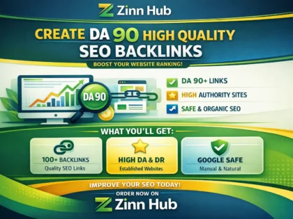 create da 90 high quality seo backlinks