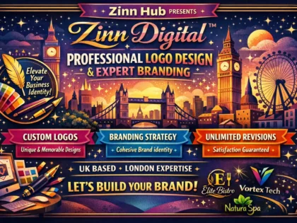 Professional logo design for your business with expert branding