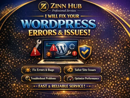 fix or repair your wordpress errors