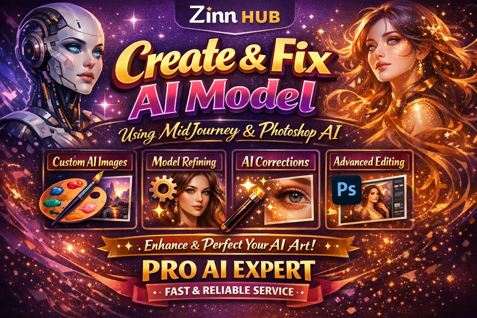 Create And Fix Ai Model Using Midjourney, Photoshop Ai 1 Create And Fix Ai Model Using Midjourney