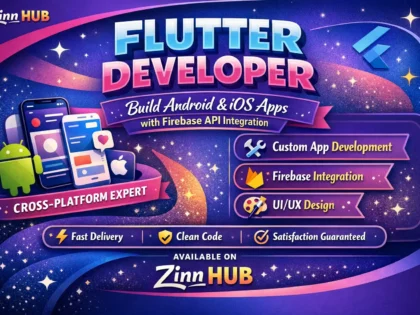 Flutter Developer - Build Android & iOS Apps with Firebase & API Integration