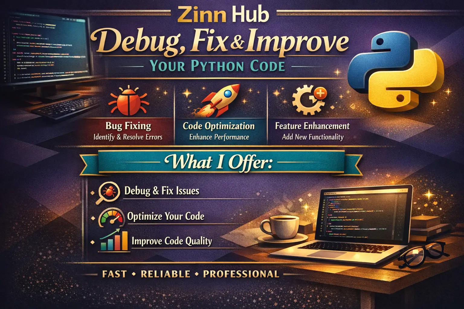 Debug, Fix And Improve Your Python Code 1 Debug