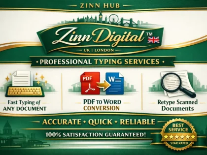 do any kind of typing