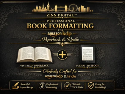 book formatting for amazon kdp paperback and kindle