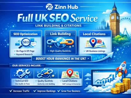 Provide Full Uk Seo Service With Link Building And Citations