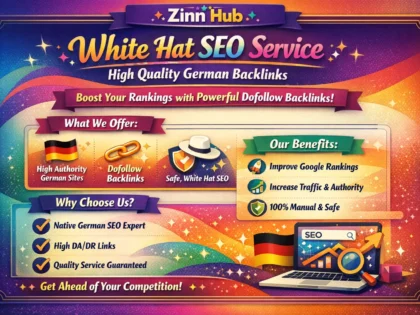 provide white hat seo service with high quality dofollow german backlinks