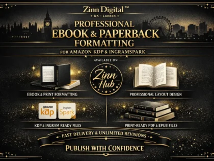 Do Ebook And Paperback Formatting For Amazon Kdp And Ingramspark