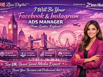 Be Your Facebook And Instagram Ads Manager From London