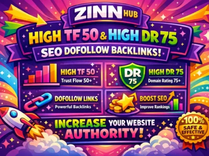 make high tf 50 and high DR 75 SEO do follow backlinks