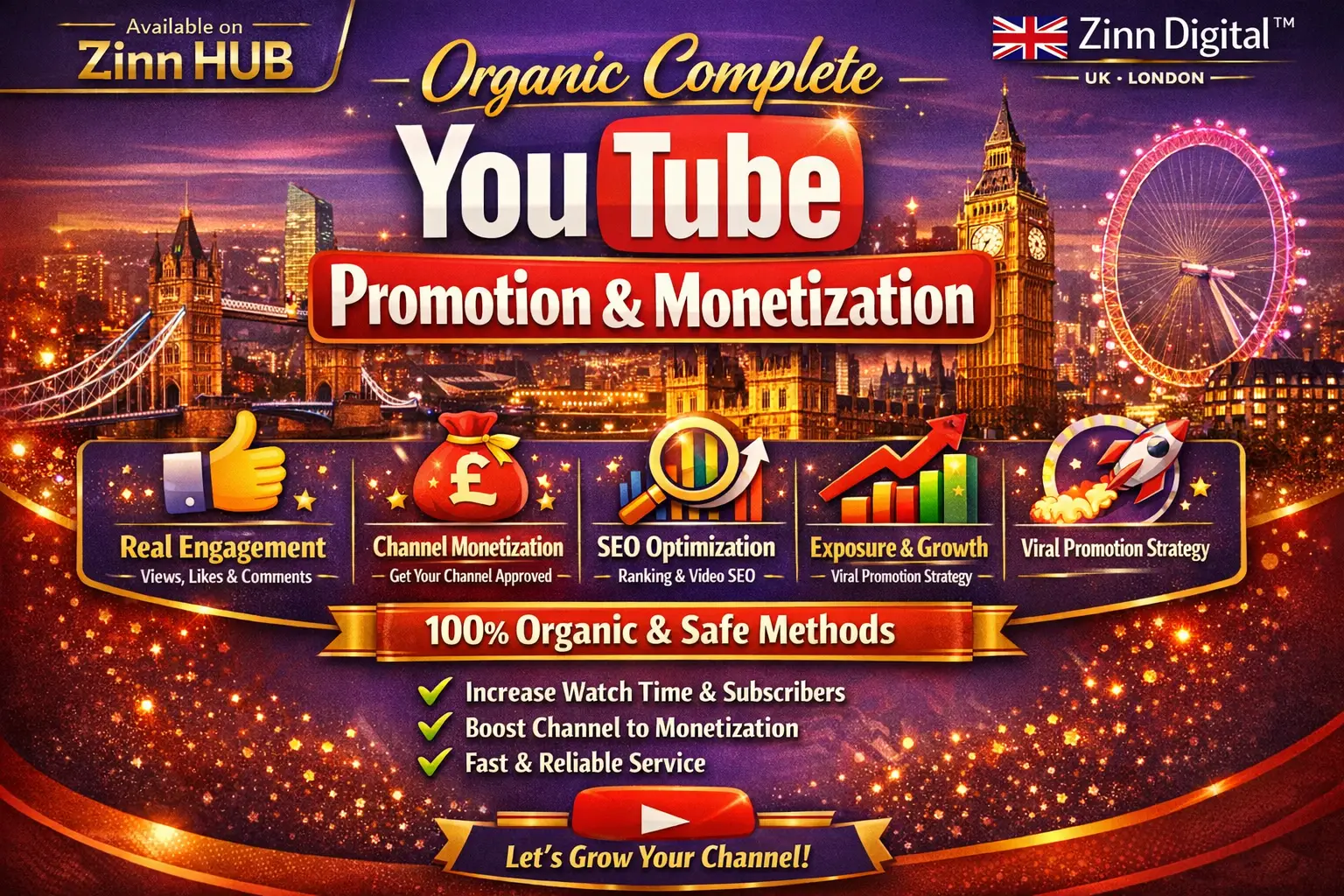 Do Organic Complete Youtube Promotion And Monetization 1 Do Organic Complete Youtube Promotion And Monetization