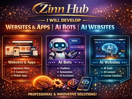 develop all types of websites and apps