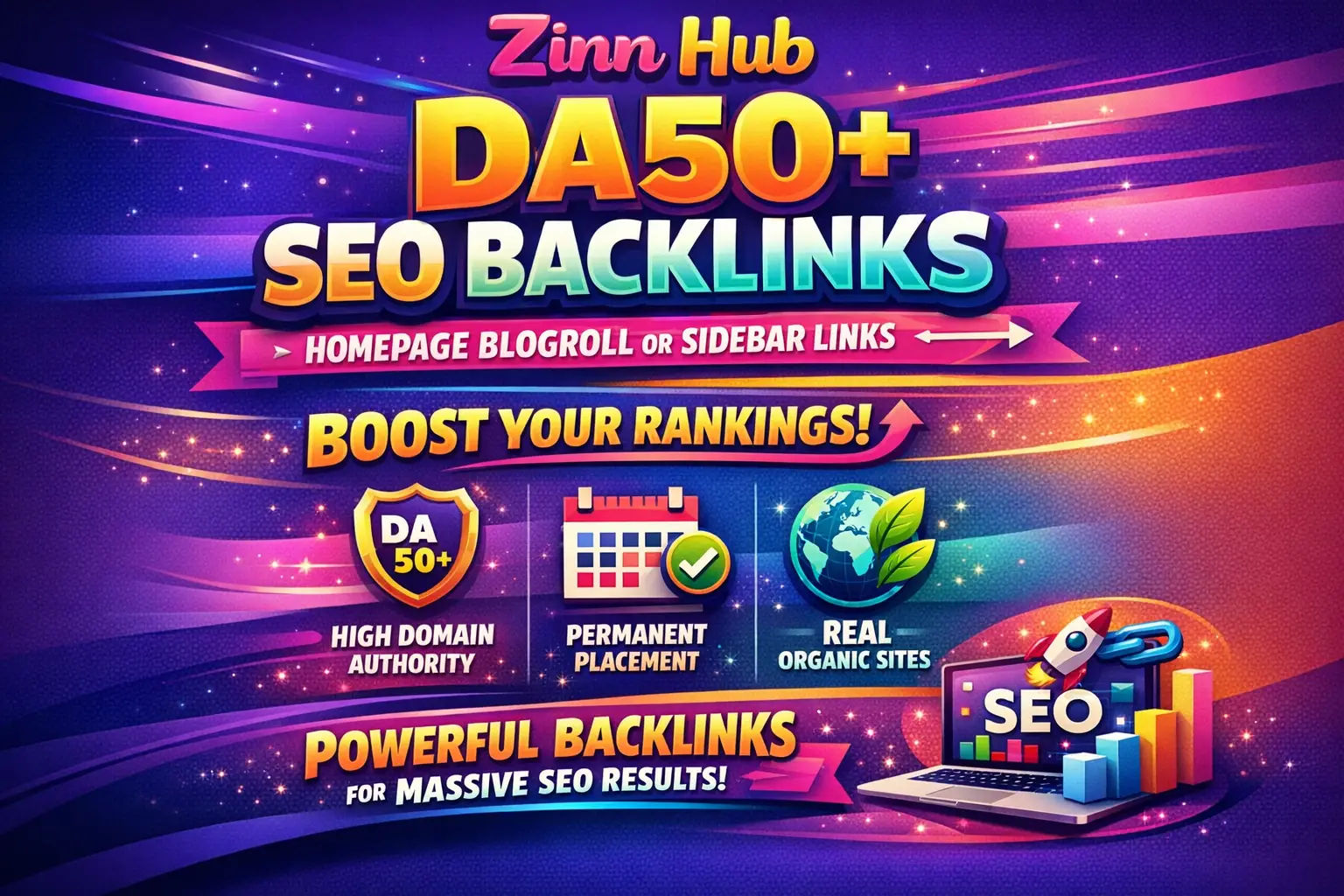 Costruirò backlink di blogroll e sidebar ad alta DA per la homepage 1 Crea Da50 Plus Seo Backlinks Homepage Blogroll O Sidebar