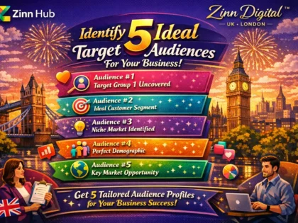 Identify 5 ideal target audiences for your business