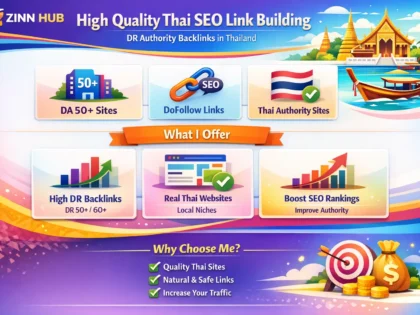 do high quality thai dofollow SEO link building DR authority thailand backlinks