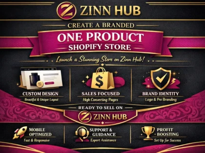 create a branded one product shopify store