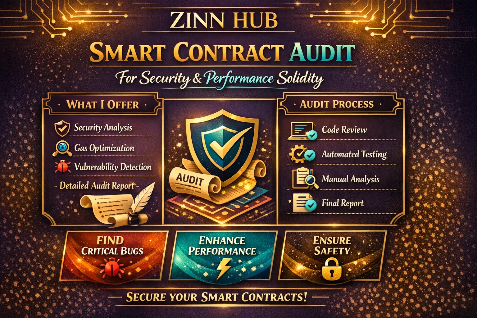 Do Smart Contract Audit For Security And Performance Solidity 1 Do Smart Contract Audit For Security And Performance Solidity