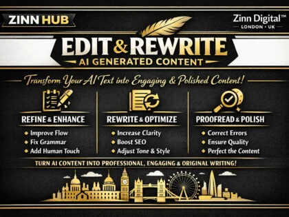 edit and rewrite ai generated content
