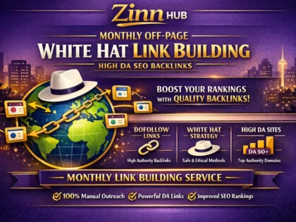 Do Monthly Off Page White Hat High Da Dofollow Link Building For Seo Backlinks