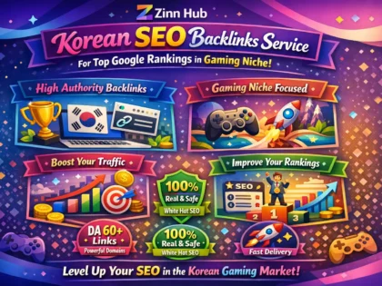 Do Full Korean Seo Backlinks Service In Gaming Niche For Top Google Rankings