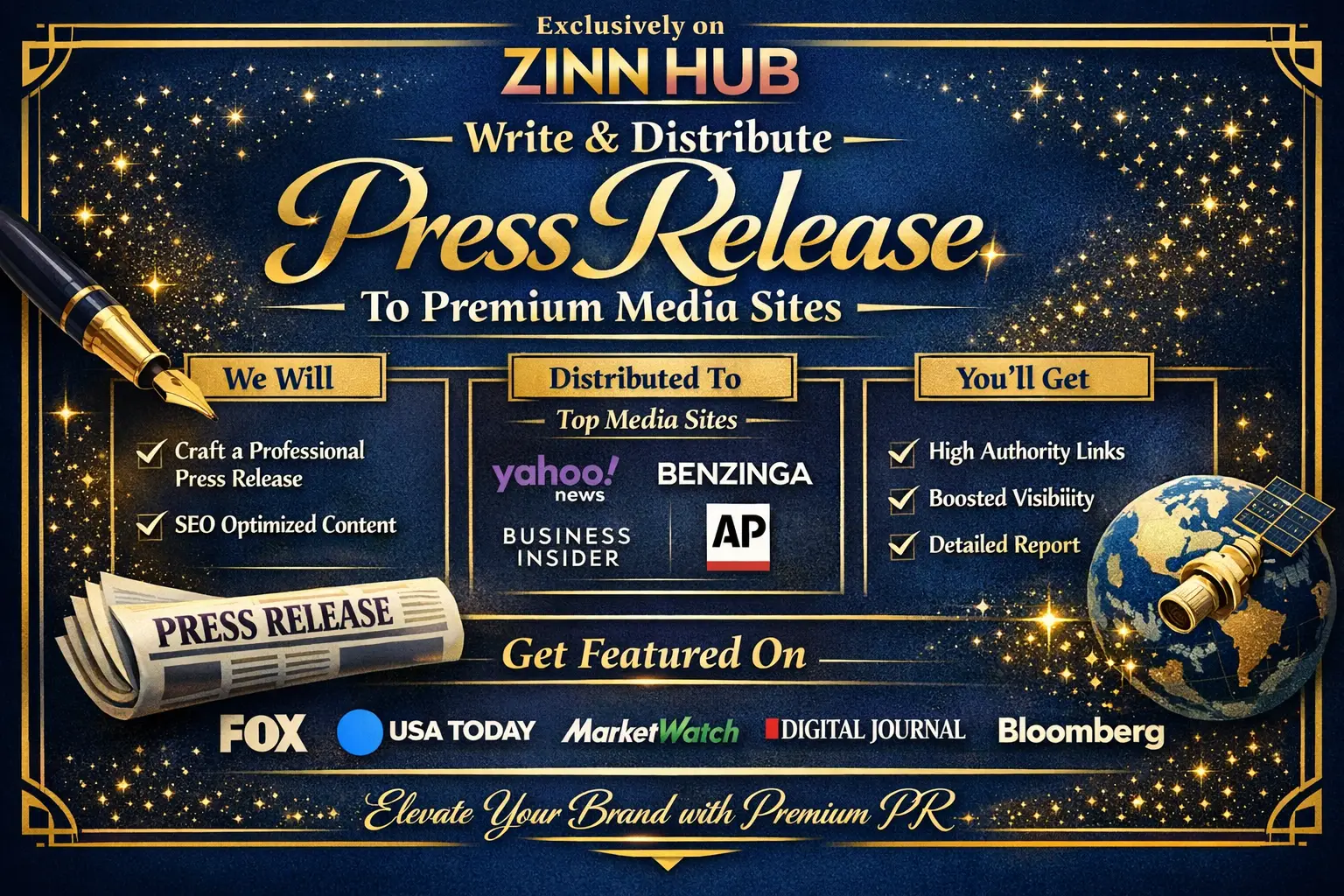Write And Distribute Press Release To Premium Media Sites 1 Write And Distribute Press Release To Premium Media Sites