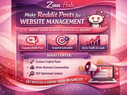 make reddit post for website management