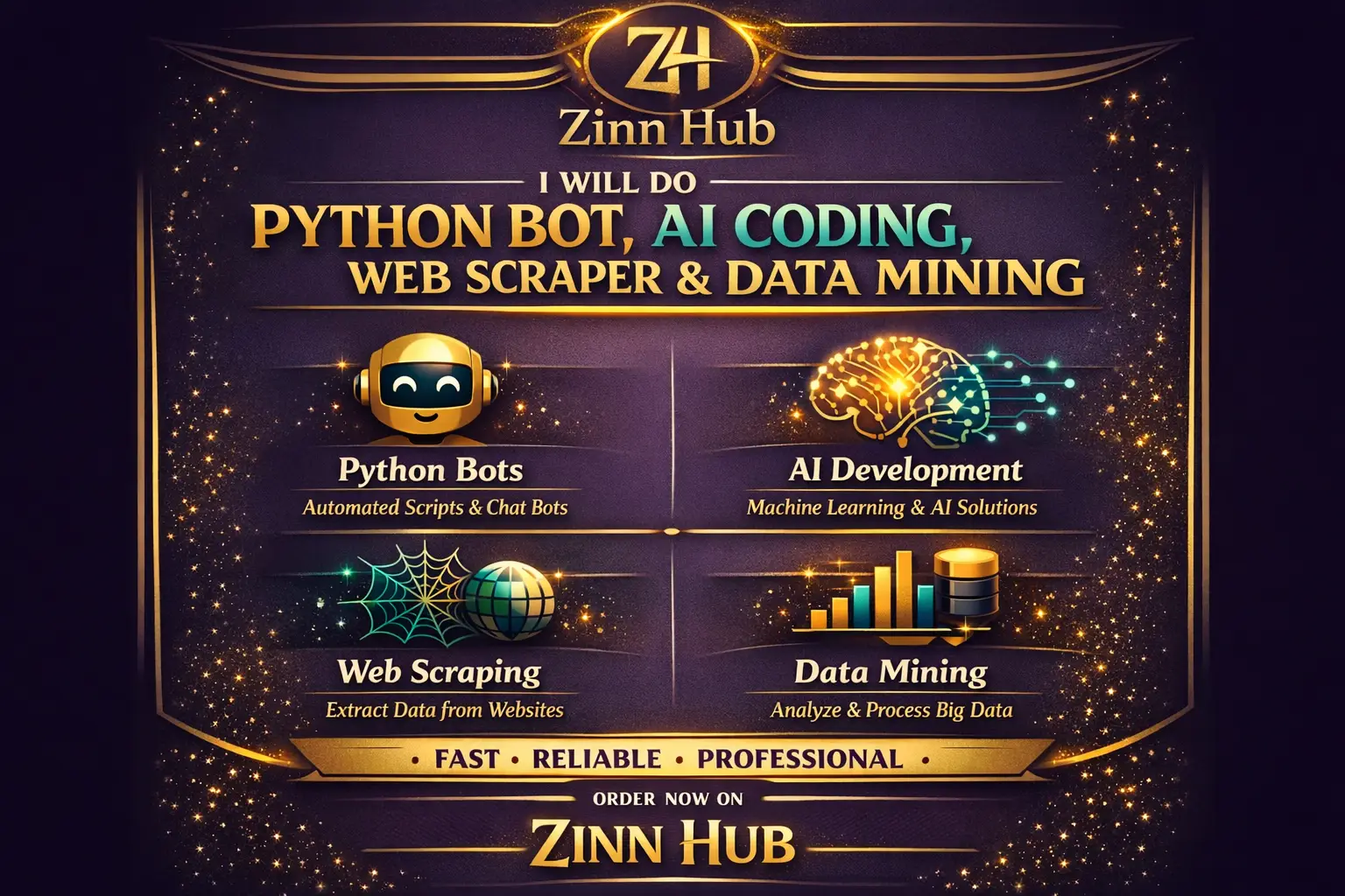 Do Python Bot, Ai Coding, Web Scraper And Data Mining 1 Do Python Bot