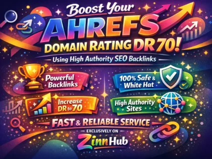 increase ahrefs domain rating dr 70 using high authority SEO backlinks